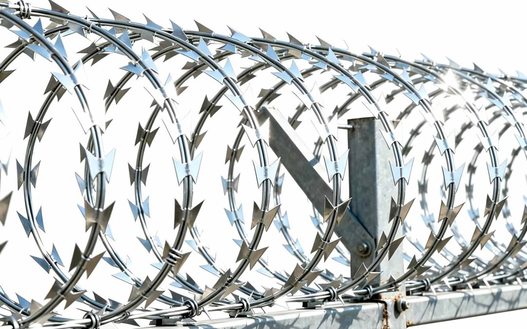 Razor Wire: Anti-Climb Security Fence for Border & Factory Protection